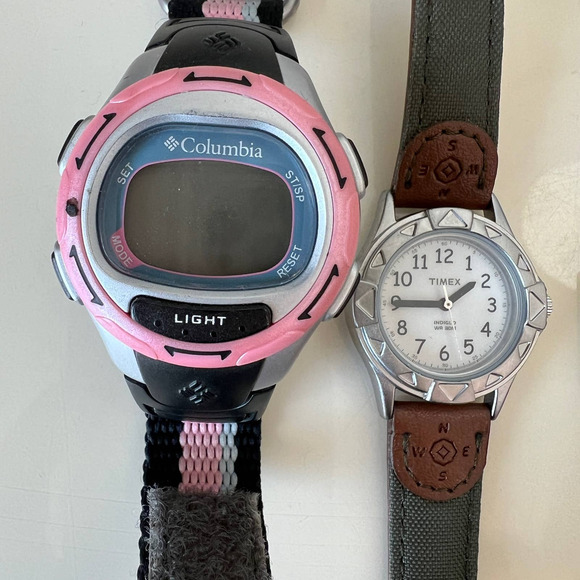Vintage Womens Watches Columbia Timex Not Tested Lot of 2 - Picture 1 of 4